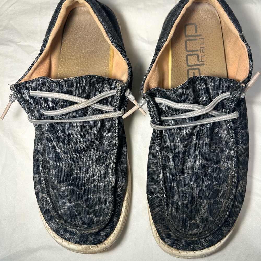 Hey Dude Leopard Print Shoes